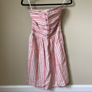 GAP strapless dress with pockets